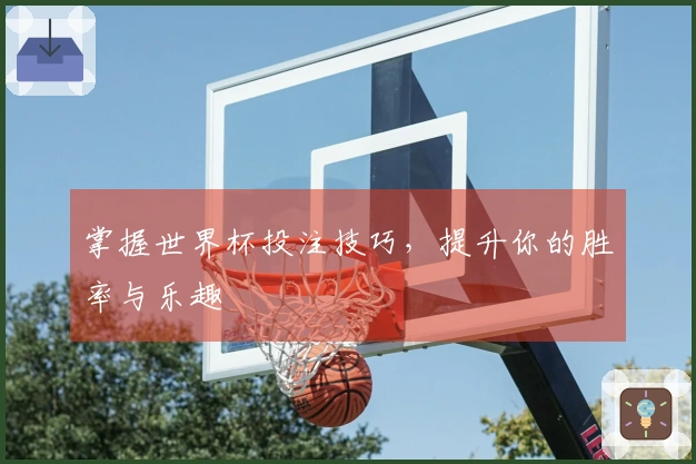 掌握世界杯投注技巧，提升你的胜率与乐趣